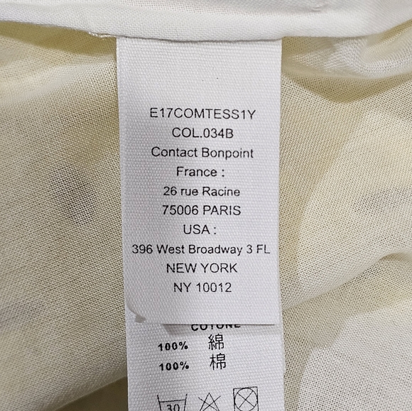 Bonpoint Yellow Eyelet, A-line Dress Size XS NWT MSRP $325 - Picture 7 of 8